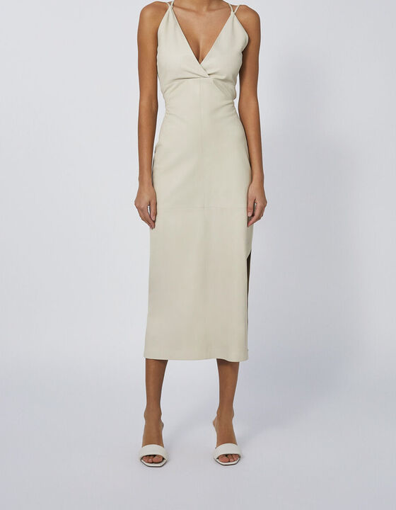 ALEXANE LONG LEATHER DRESS